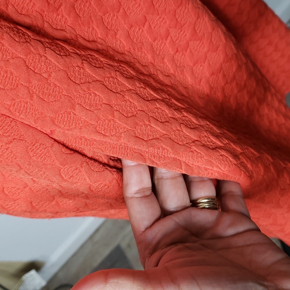 Maeve Anthropologie Womens Caye Coral Scallop Midi Dress Lace Size M Feminine - Picture 6 of 16